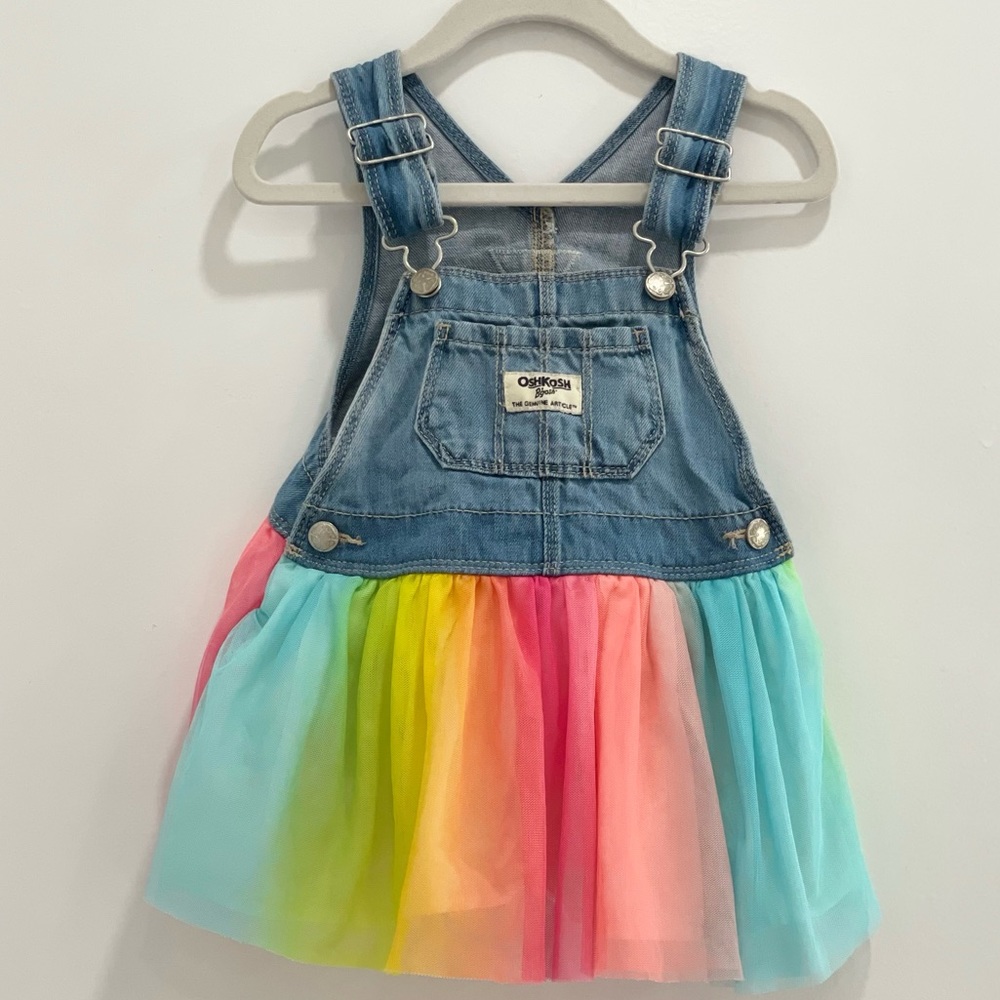 OshKosh| 18 Month Denim Overall Dress